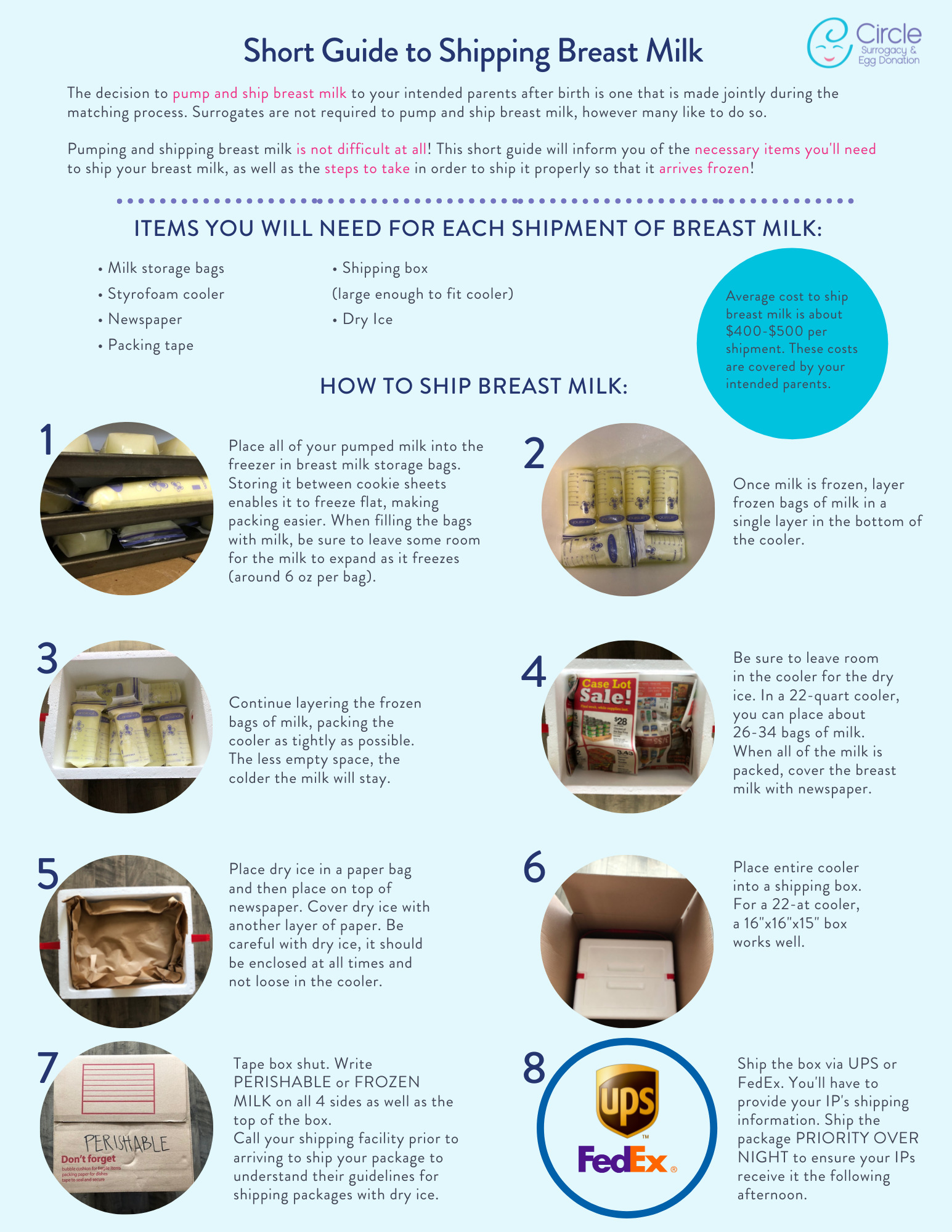 Tips for Surrogate Mothers A Short Guide on Shipping Breast Milk